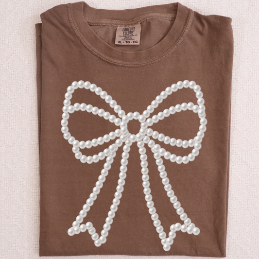 Pearl Bow 1 DTF Transfer Design