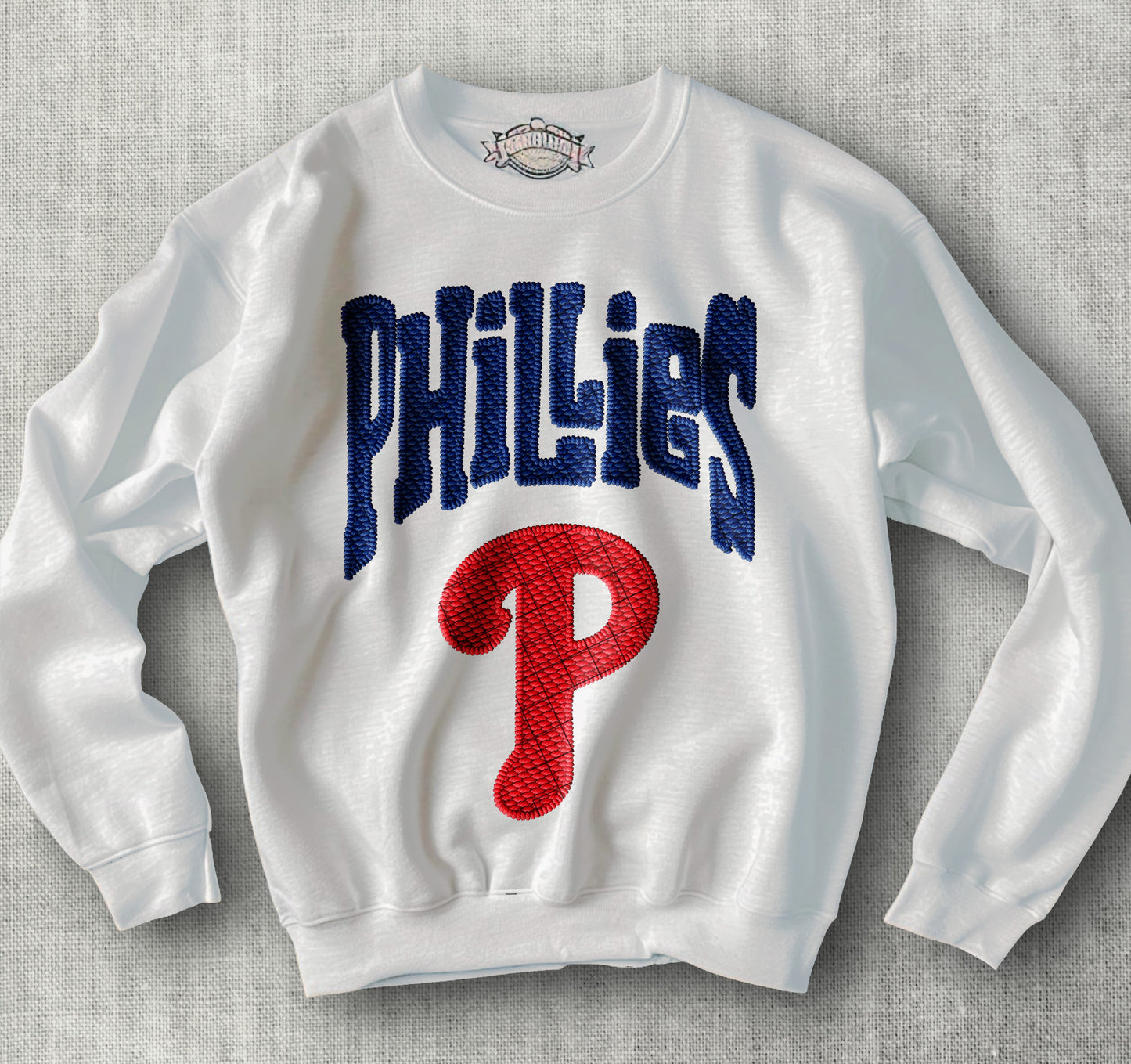 Philadelphia Phillies Embroidery  DTF Transfer
