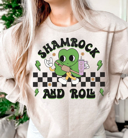 Shamrock & Roll DTF Transfer Design