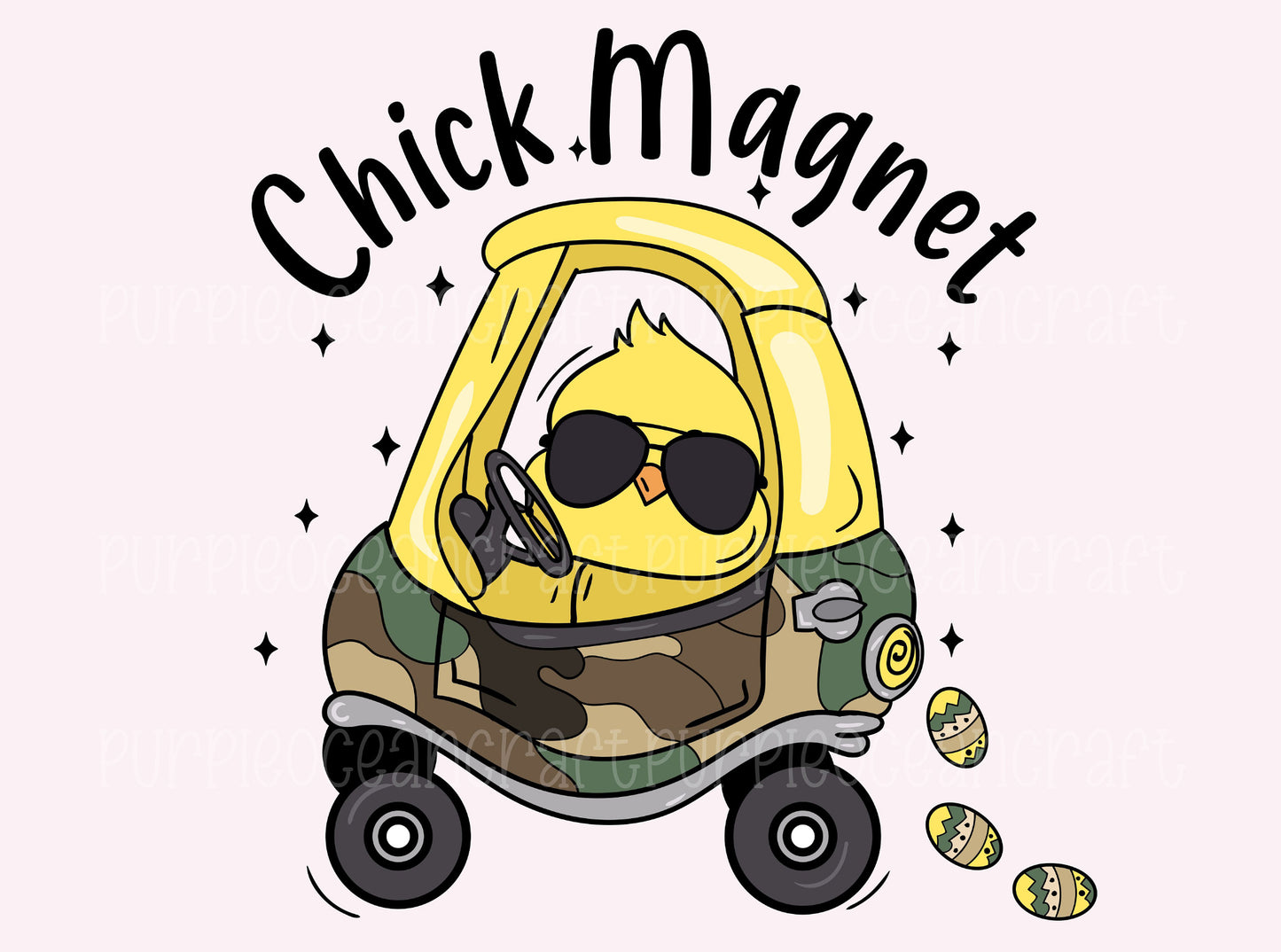 Chick Magnet DTF Transfer Design