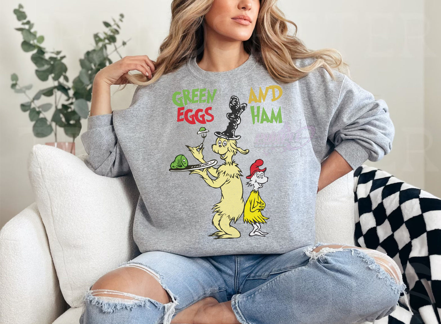 Green Eggs & Ham DTF Transfer Design