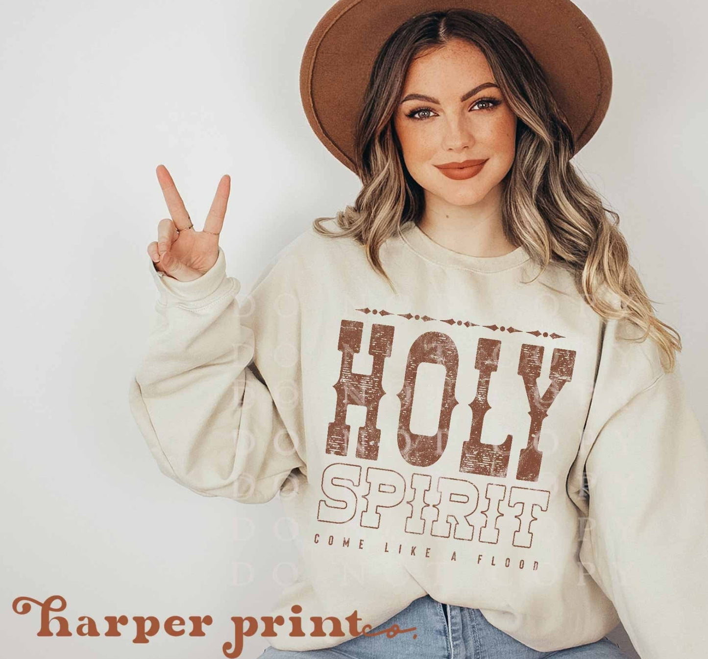 Holy  Spirit DTF Transfer Design