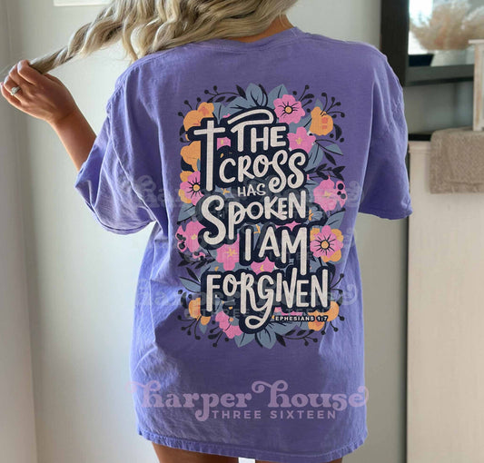 The cross has spoken DTF Transfer Design