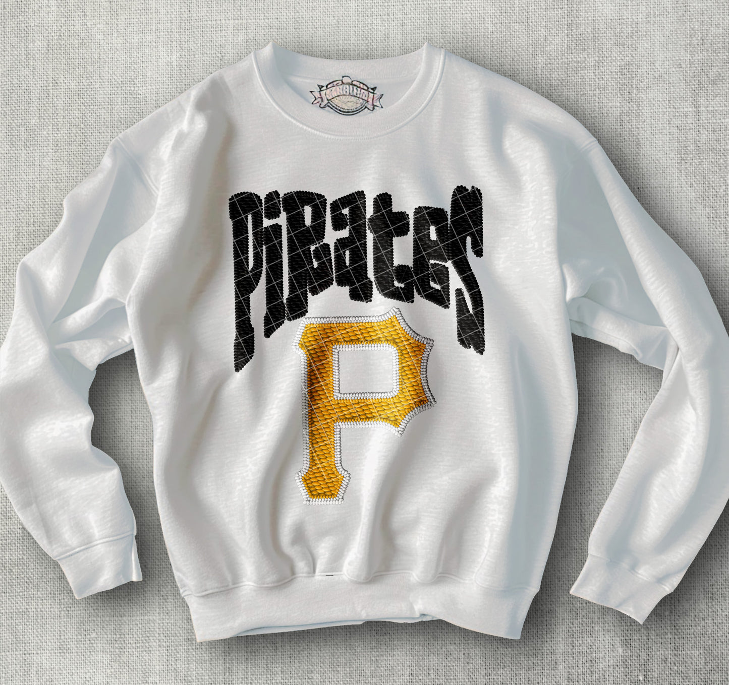 Pittsburgh Pirates Embroidery DTF Transfer
