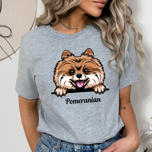 Pomeranian DTF Transfer Design