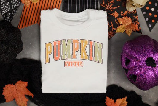 Pumpkin Vibes DTF Transfer Design