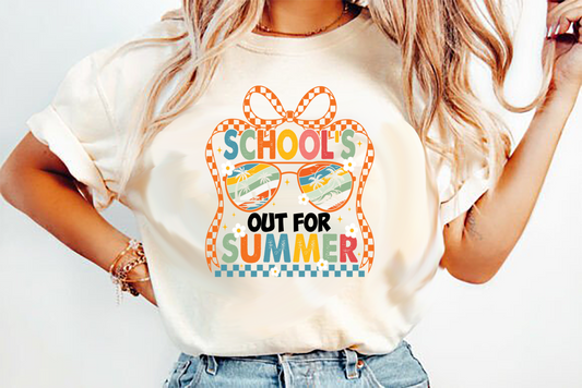 SCHOOL's OUT FOR SUMMER-01 DTF Transfer Design