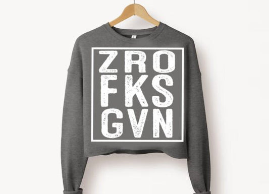 ZRO FKS GVN DTF Transfer Design CF