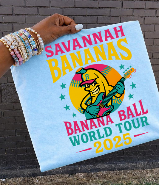 Savannah Bananas Banana Ball World tour  DTF Transfer Design