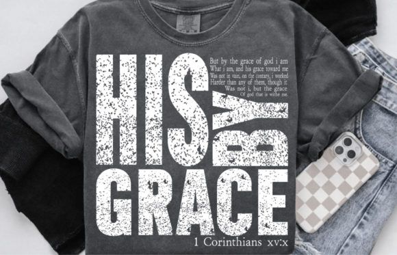 Saved by His Grace DTF Transfer Design