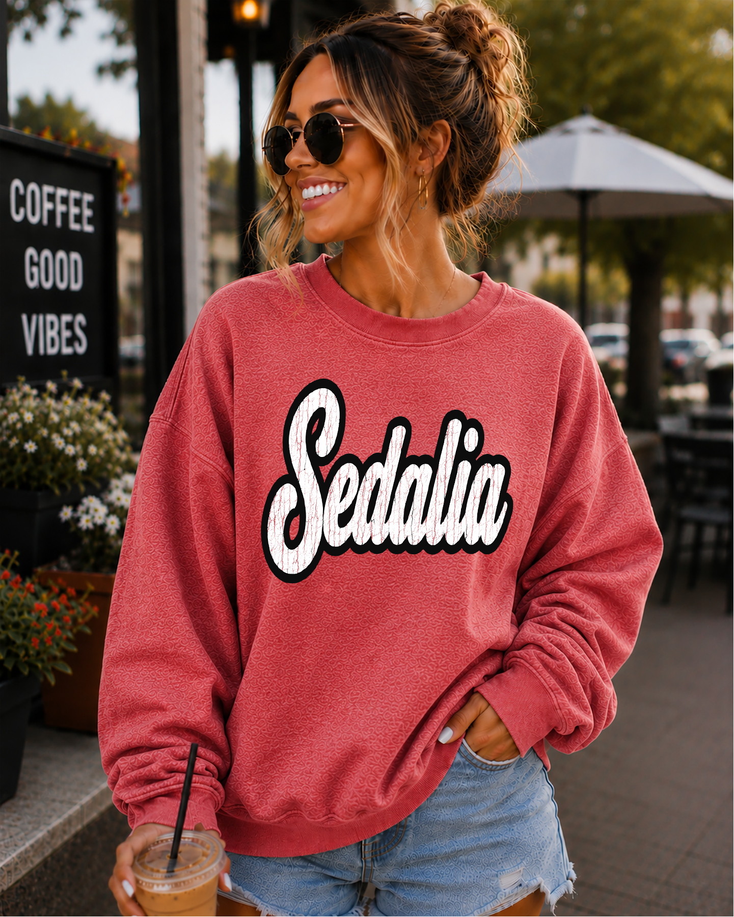 Mascot varsity script distressed DTF Transfer