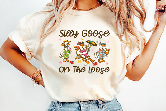 Silly Goose on the loose summer DTF Transfer Design