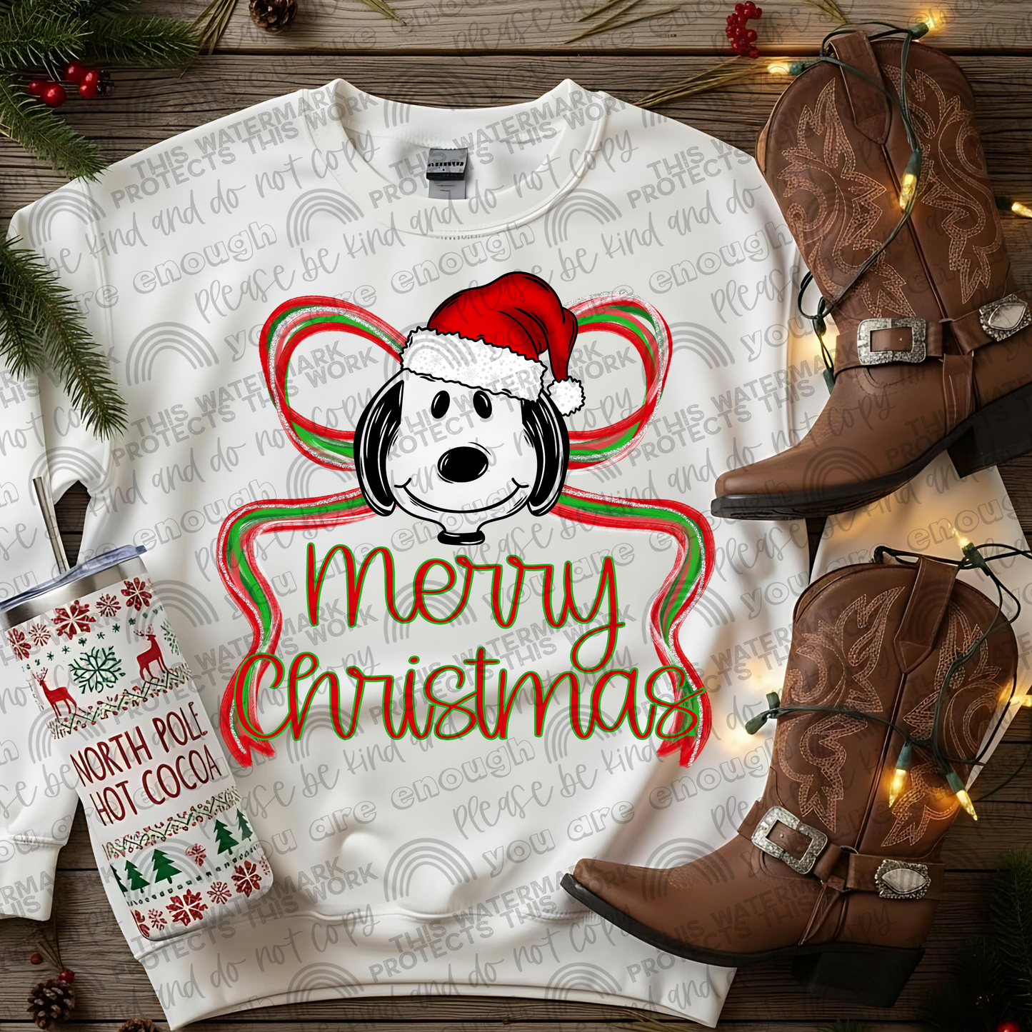 Roblox (multiple characters in listing) Merry Christmas DTF Transfer Design SMB