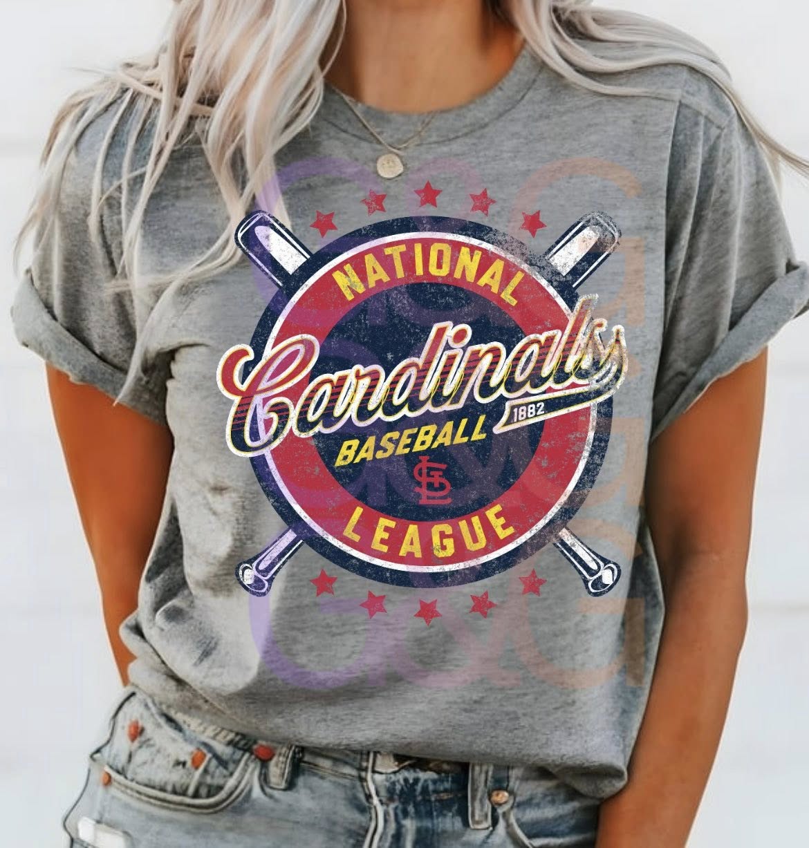 St. Louis Cardinals Baseball Nationals League DTF Transfer Design