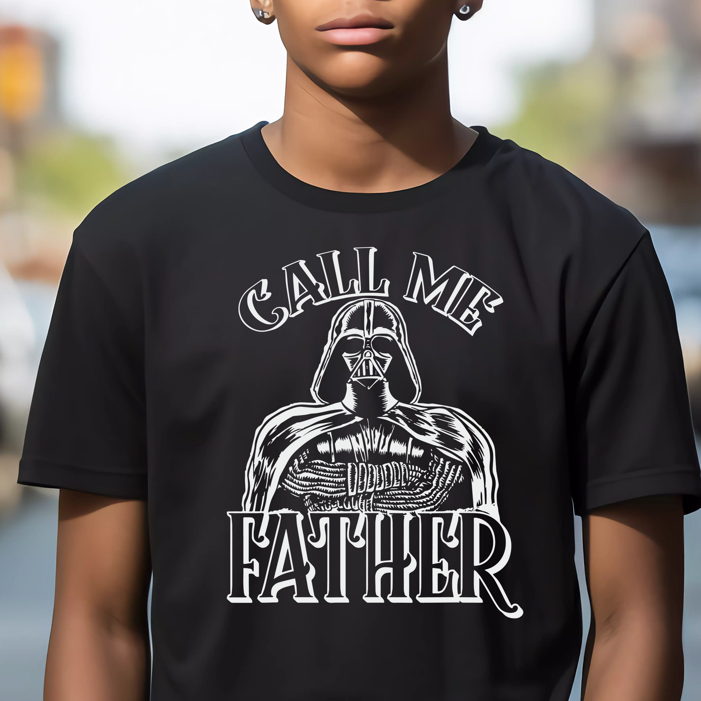 Star Wars Darth Vader Call Me Father Father's  Day DTF Transfer Design