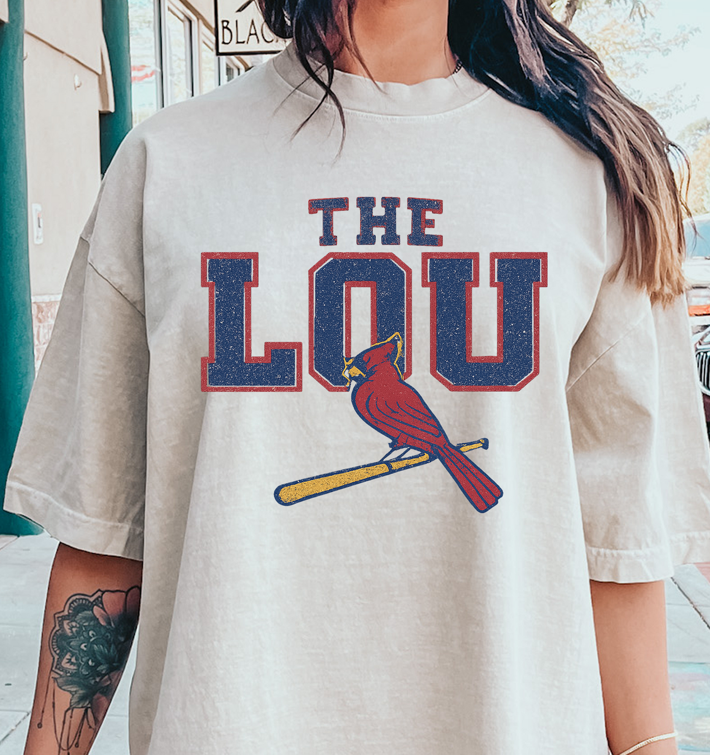 The Lou St. Louis Cardinals DTF Transfer Design
