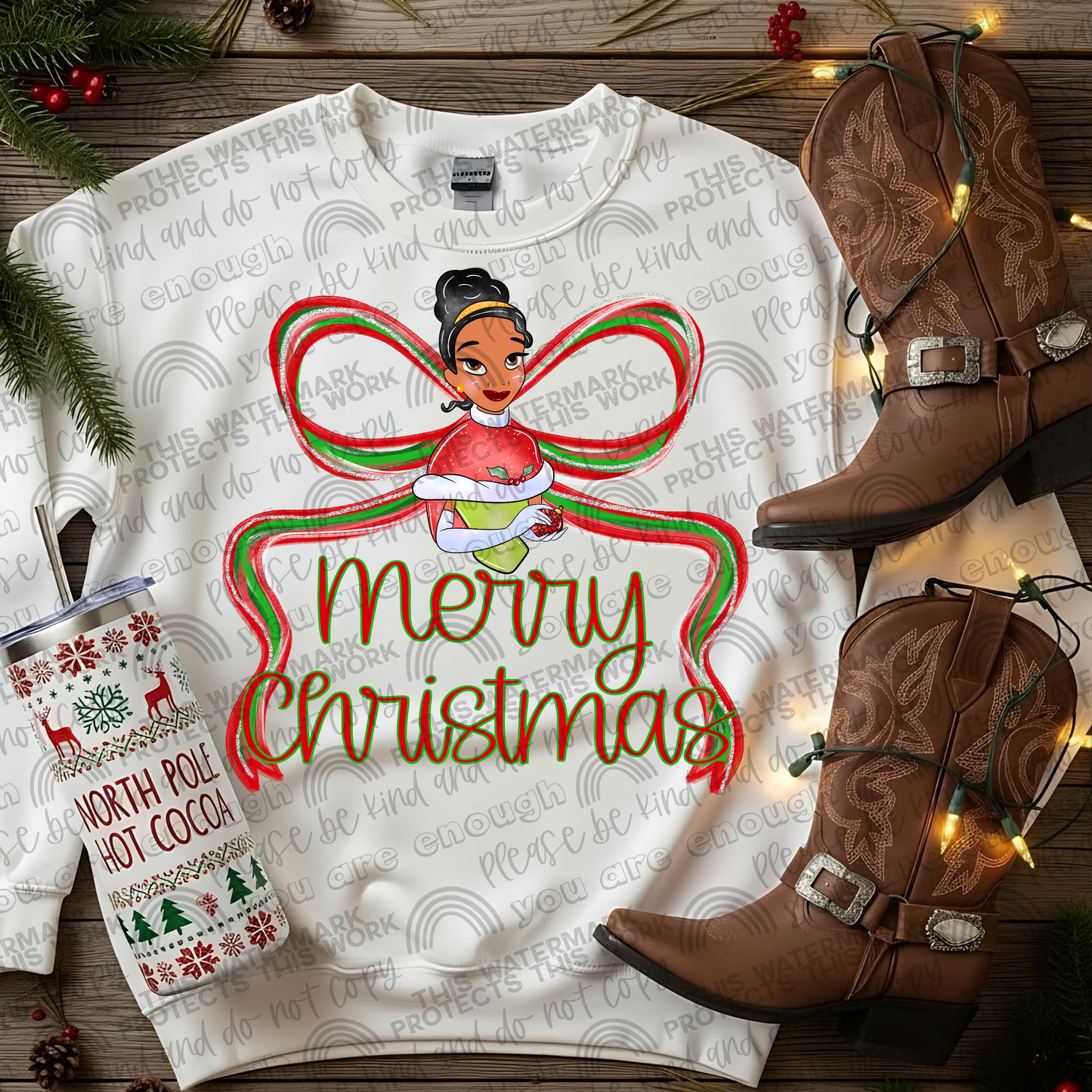 Roblox (multiple characters in listing) Merry Christmas DTF Transfer Design SMB