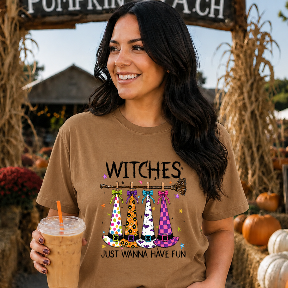 WITCHES Just wanna have fun DTF Transfer Design