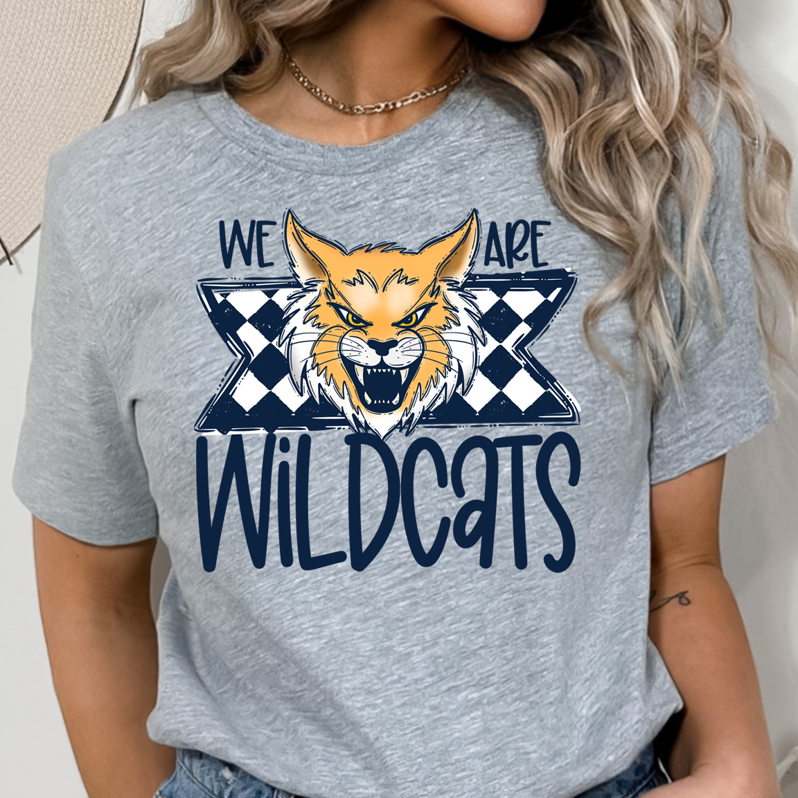 We are Wildcats Lines and Dots  DTF Transfer Design