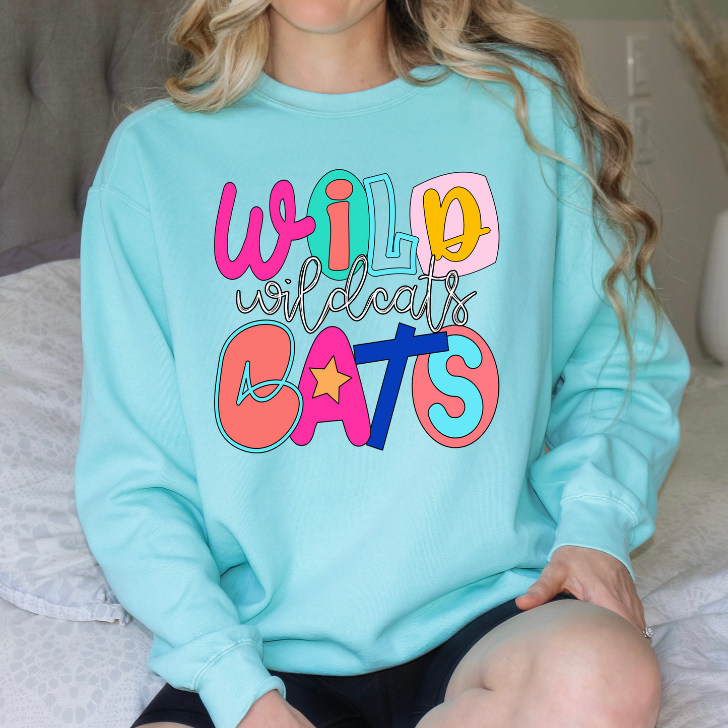 Wildcats Funky and Fun DTF Transfer Design