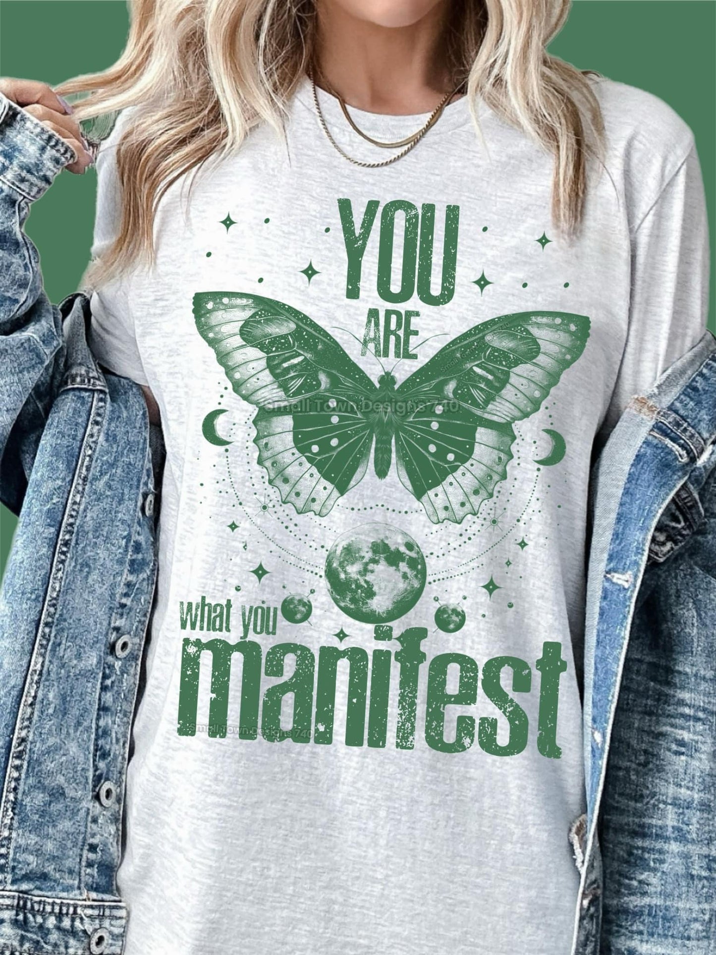 You Are What You Manifest DTF Transfer Design