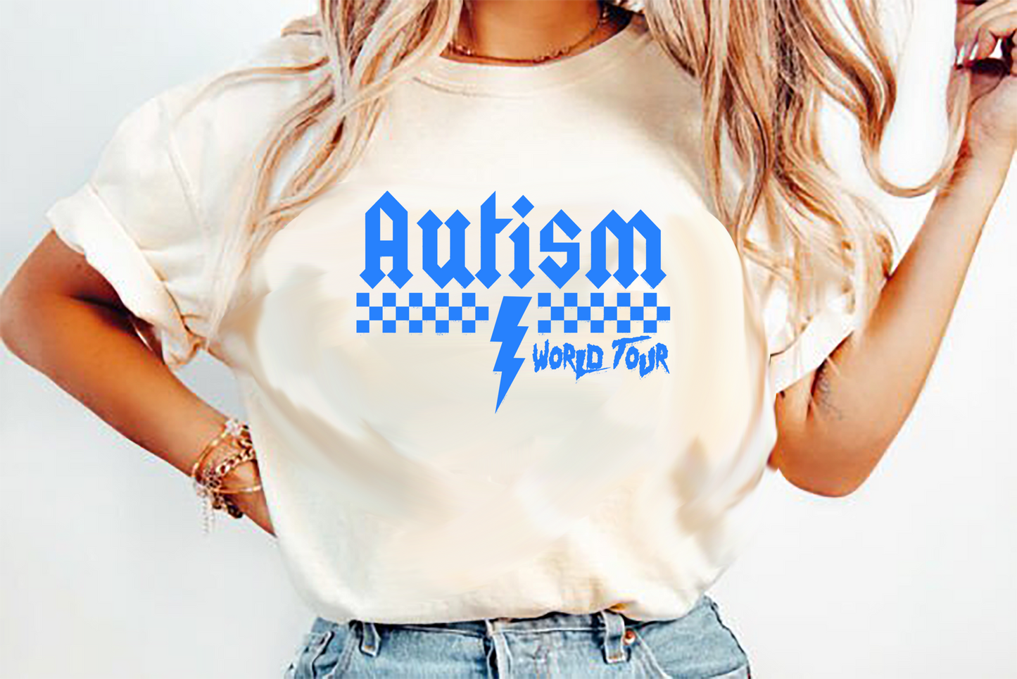 autism world tour DTF Transfer Design