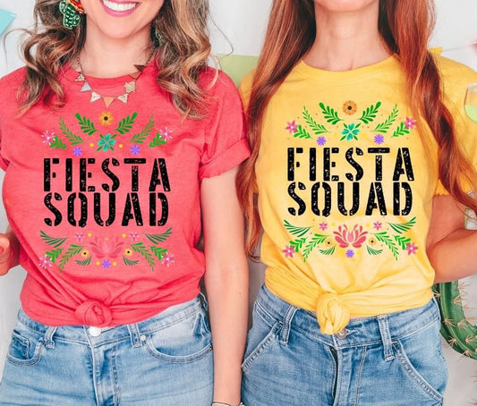 Fiesta Squad DTF Transfer Design Bev