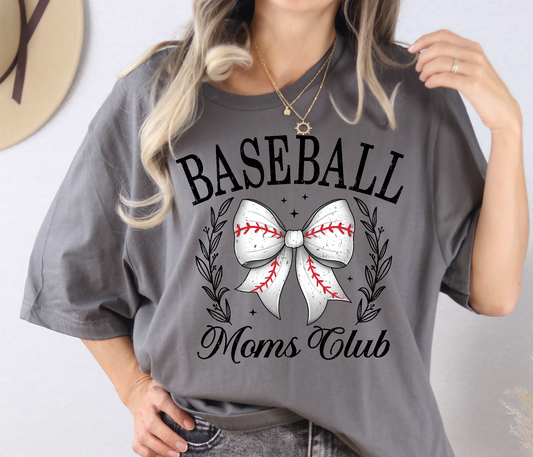 Baseball Moms Club DTF Transfer Design