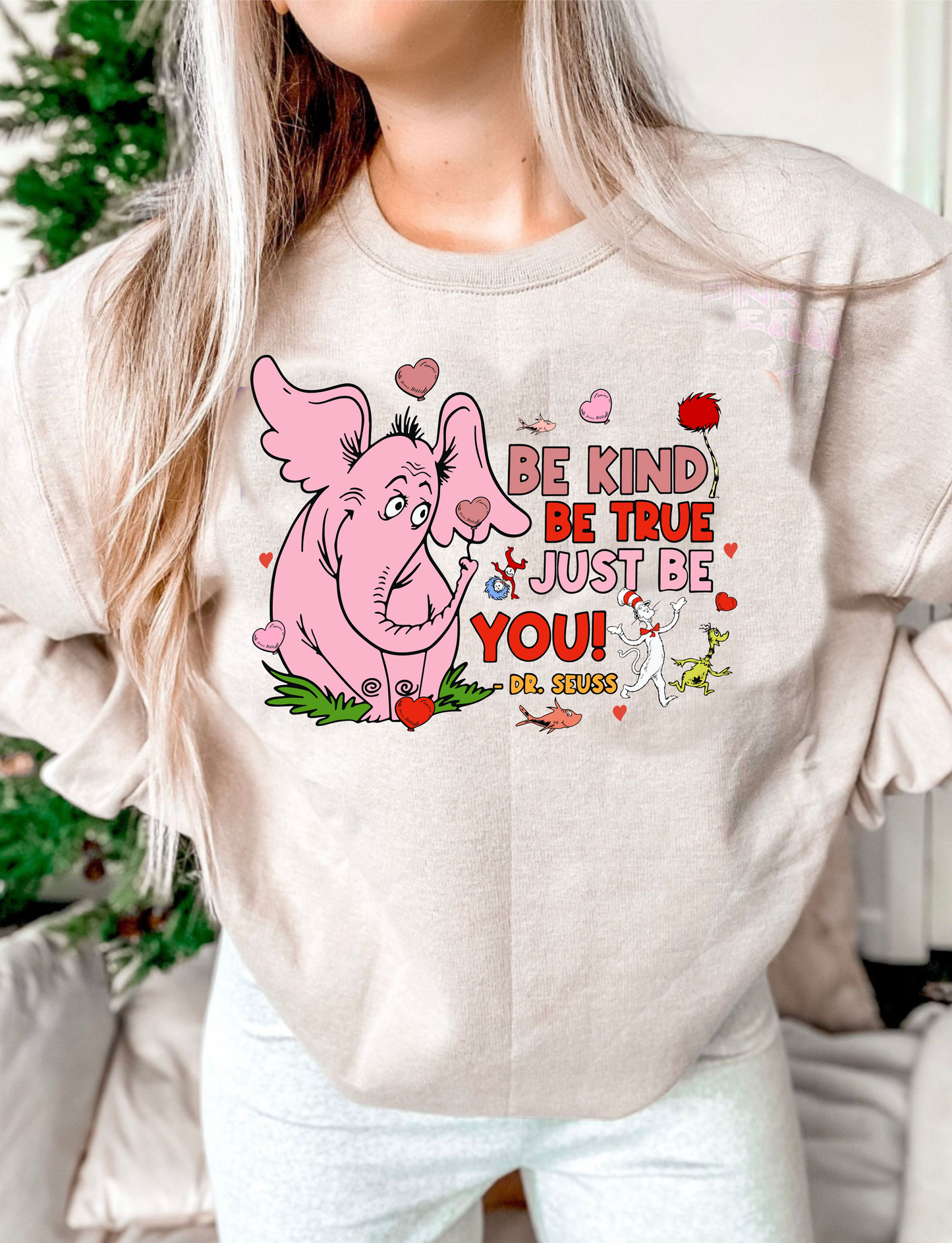 Be kind be true be you pink DTF Transfer Design