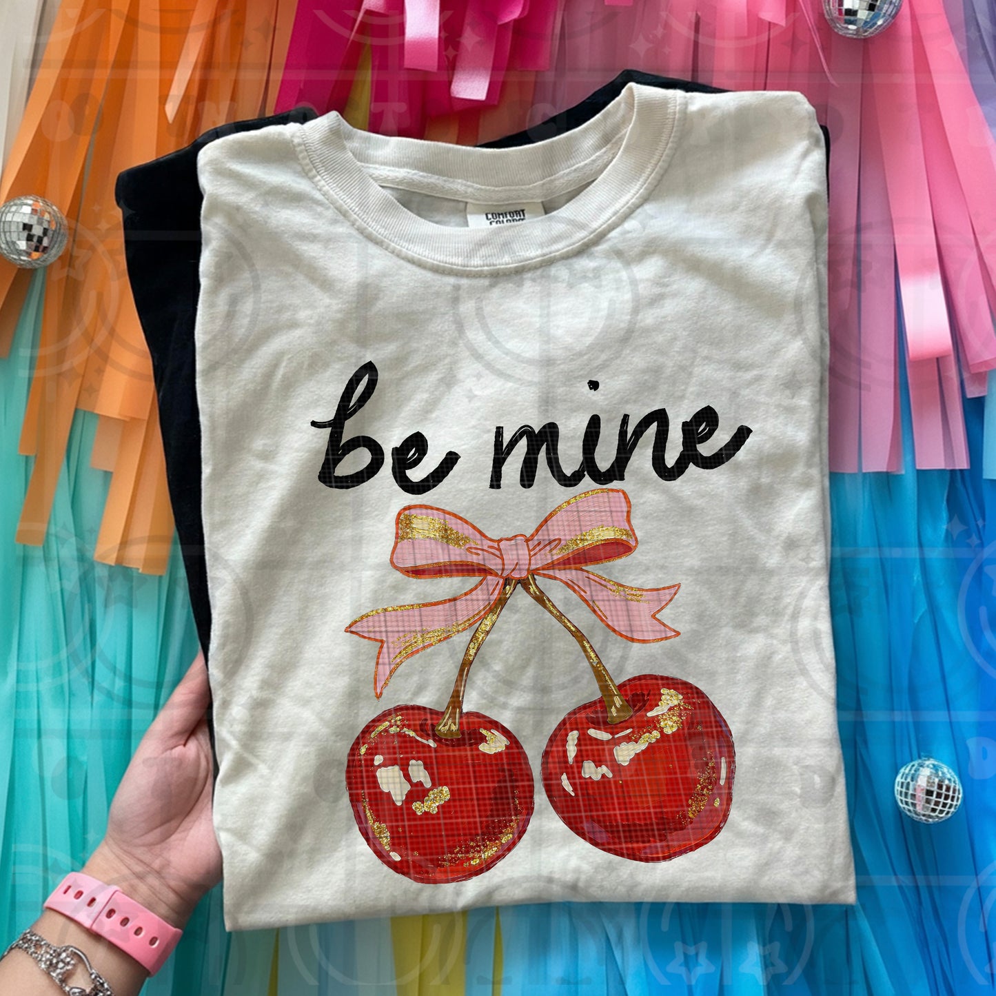 Be mine cherries DTF Transfer Design