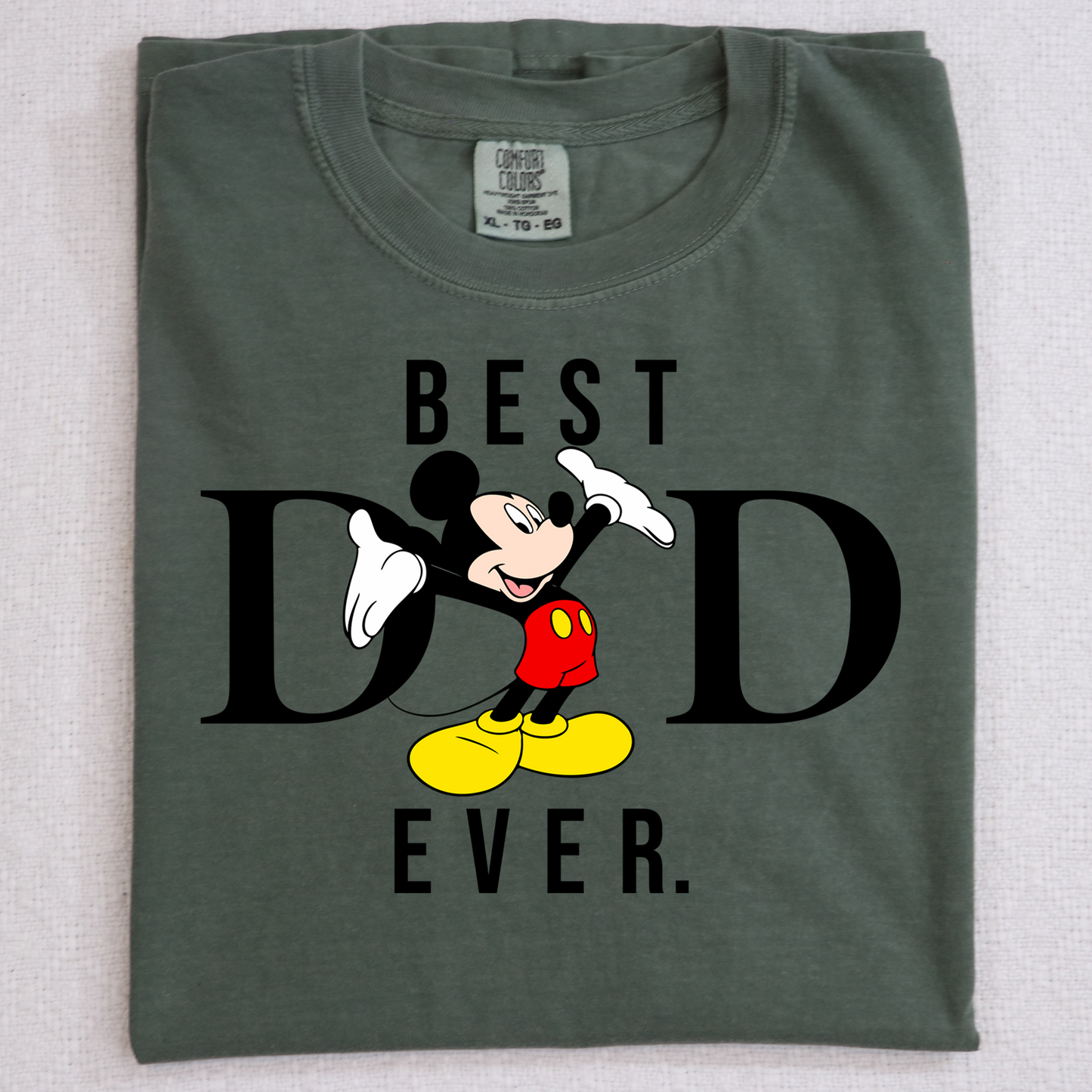 best Dad ever Mickey  DTF Transfer Design