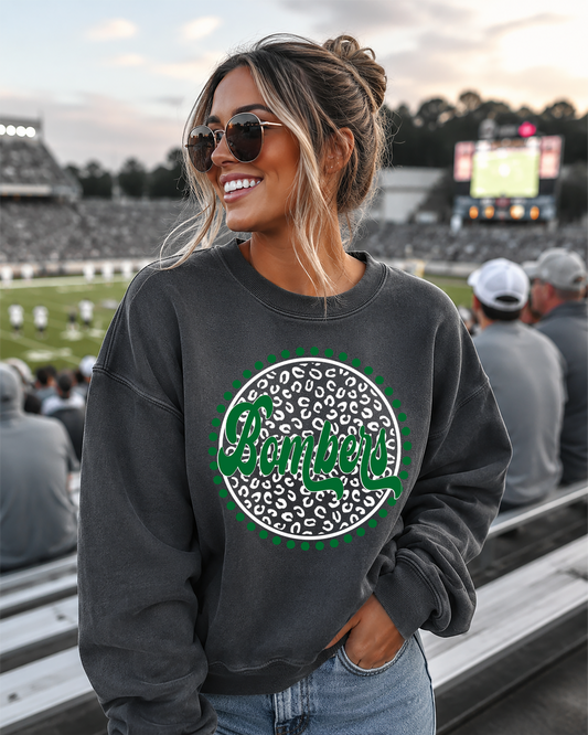 Mascot Cheetah circle with dots DTF Transfer