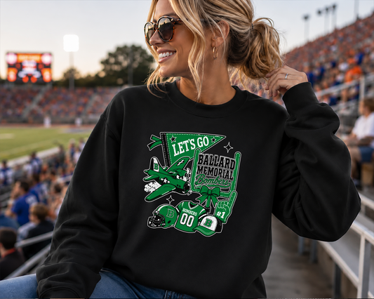 Mascot sideline spirits DTF Transfer
