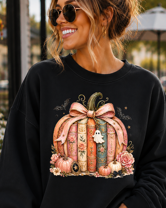 book pumpkin paint DTF Transfer Design