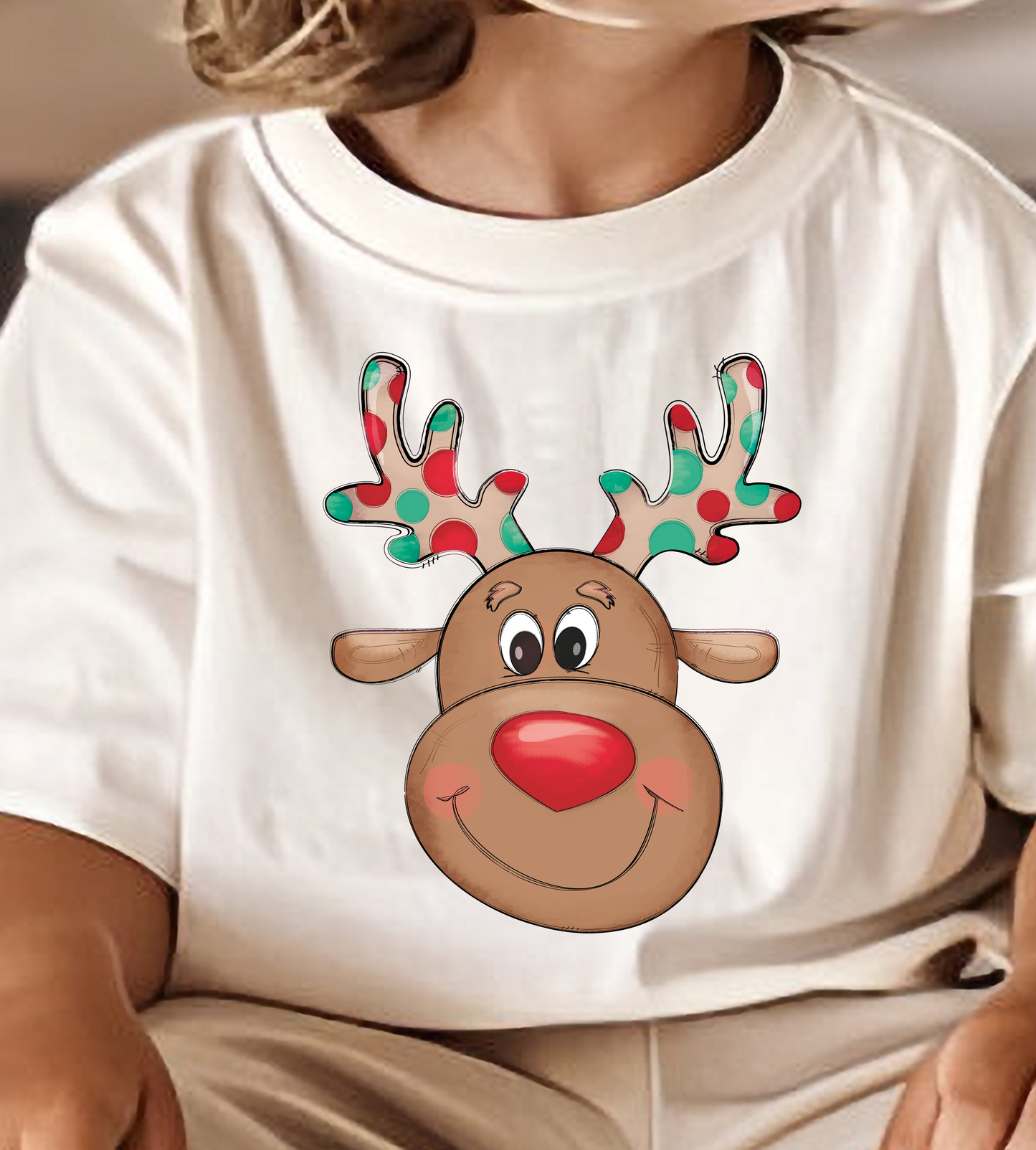 Boy Reindeer DTF Transfer Design