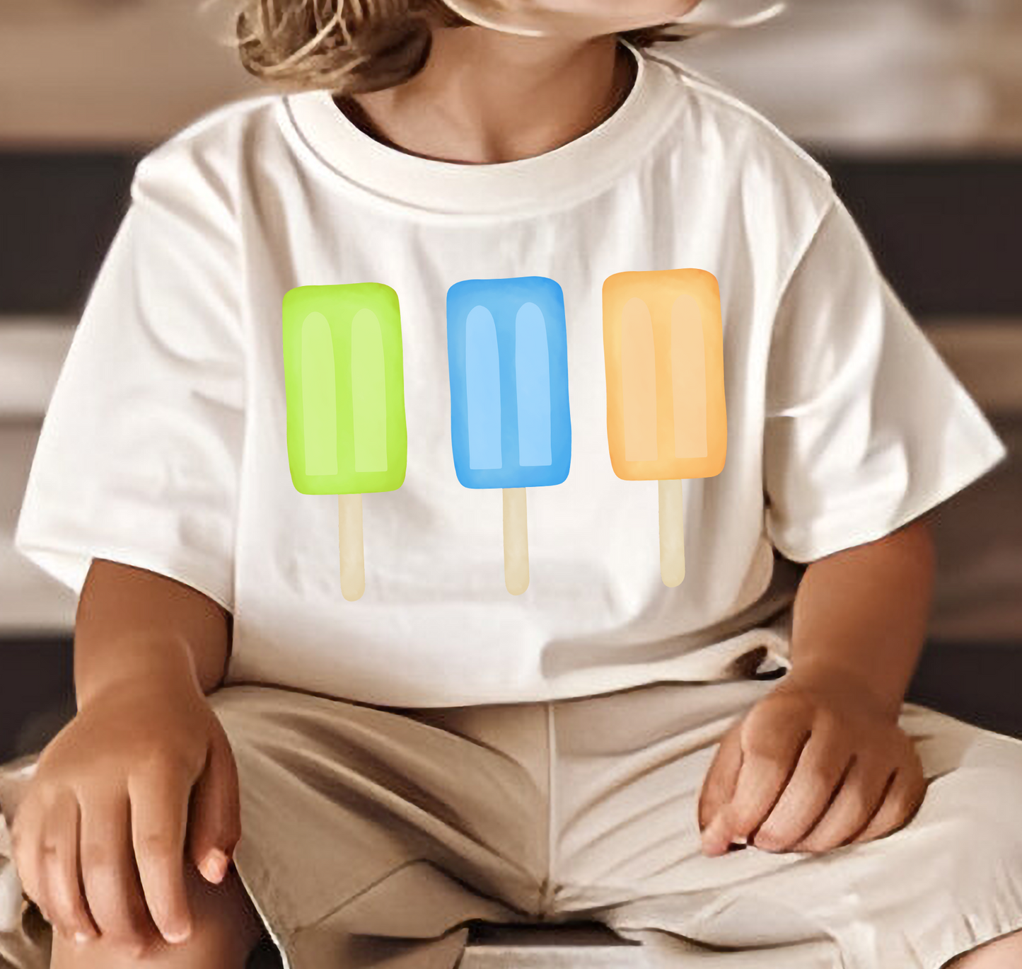 Bright boy popsicle trio DTF Transfer Design