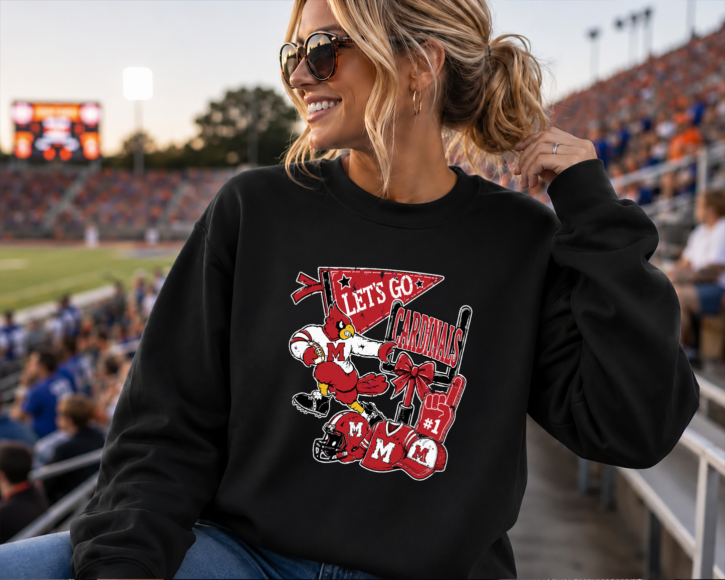 Mascot sideline spirits DTF Transfer