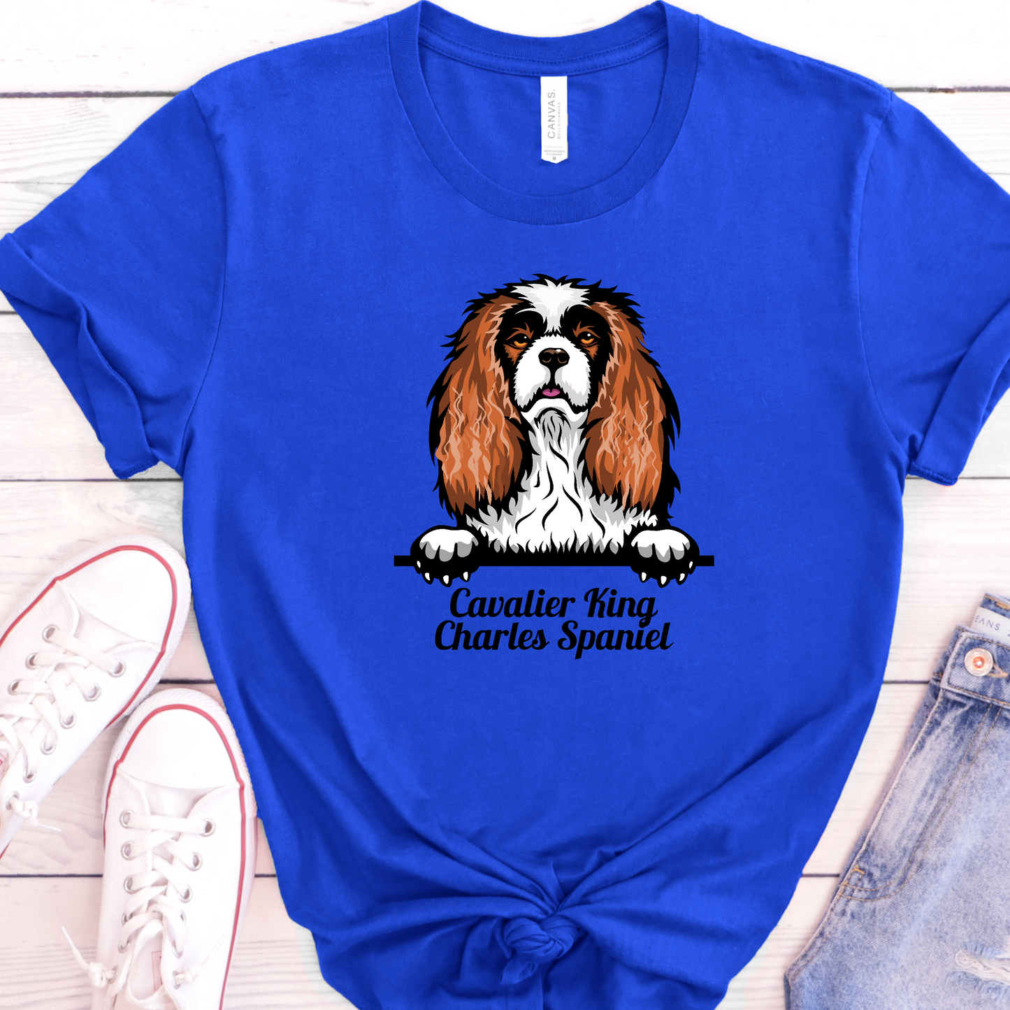 Cavalier King Charles Spaniel DTF Transfer Design