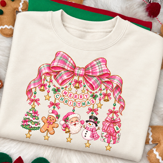 christmas charm Merry Christmas DTF Transfer Design