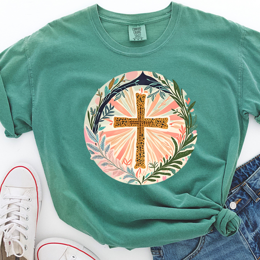 Circle Cross boho DTF Transfer Design