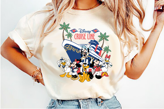 disney cruise line  DTF Transfer Design
