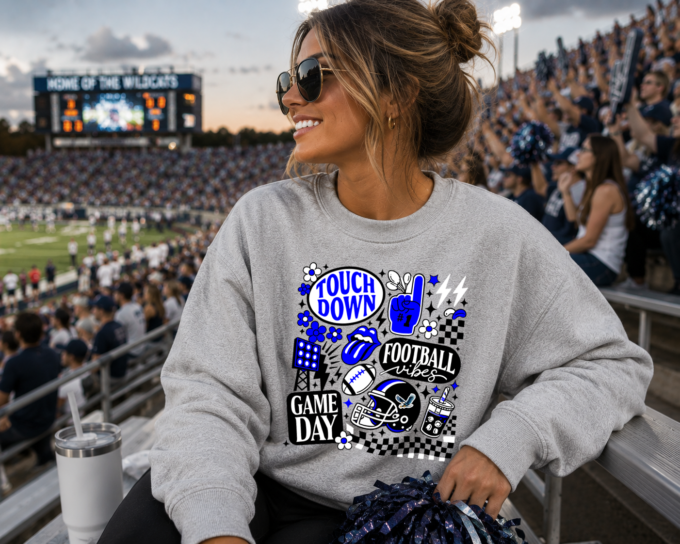 Mascot Football Vibes DTF Transfer