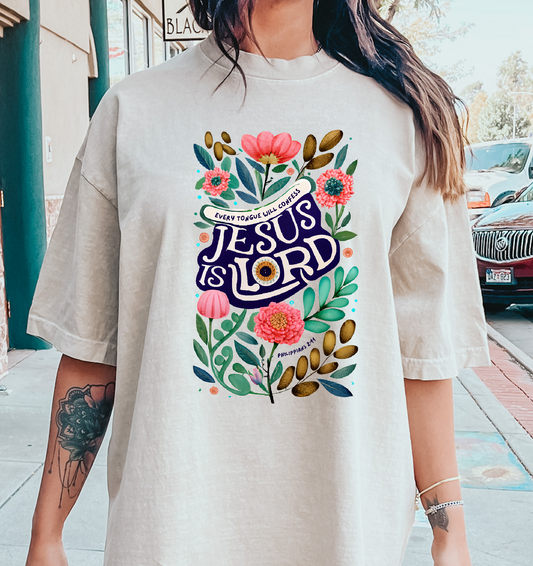 Every tongue will confess Jesus is Lord DTF Transfer Design