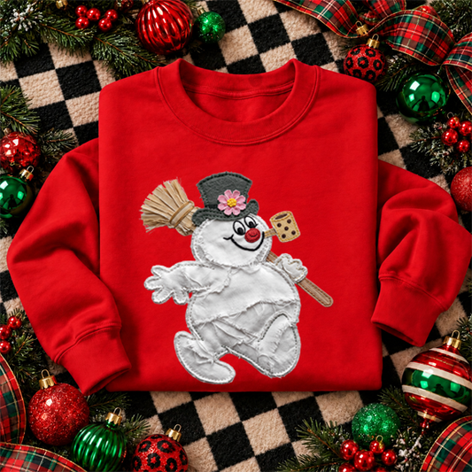 frosty stitched DTF Transfer Design