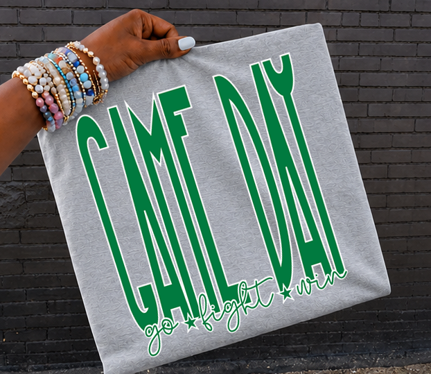 Game Day Go Fight Win choose your color DTF Transfer Design