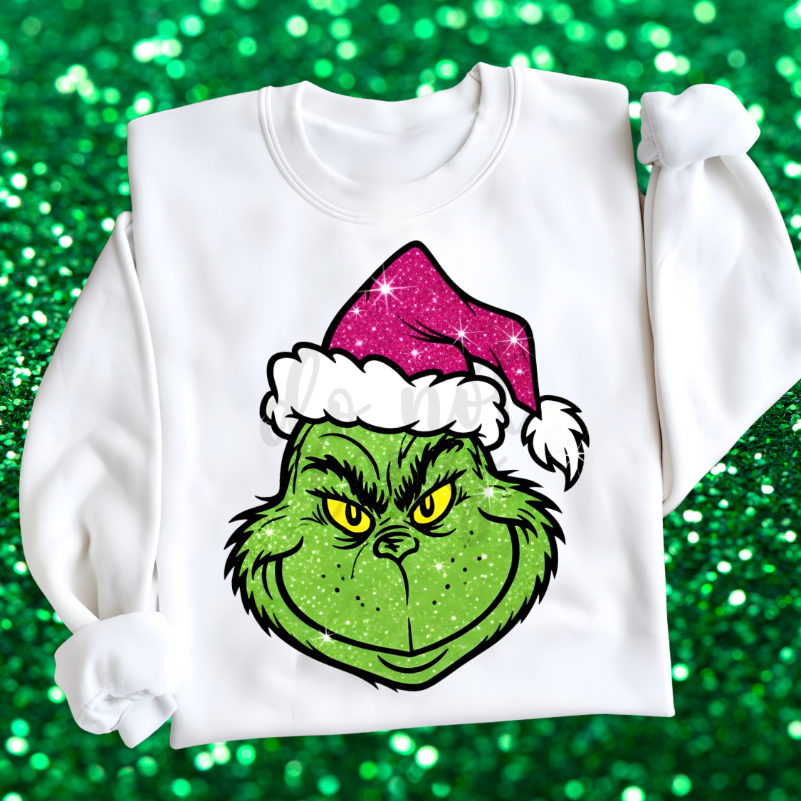 Grinch Pink or Red hat DTF Transfer Design