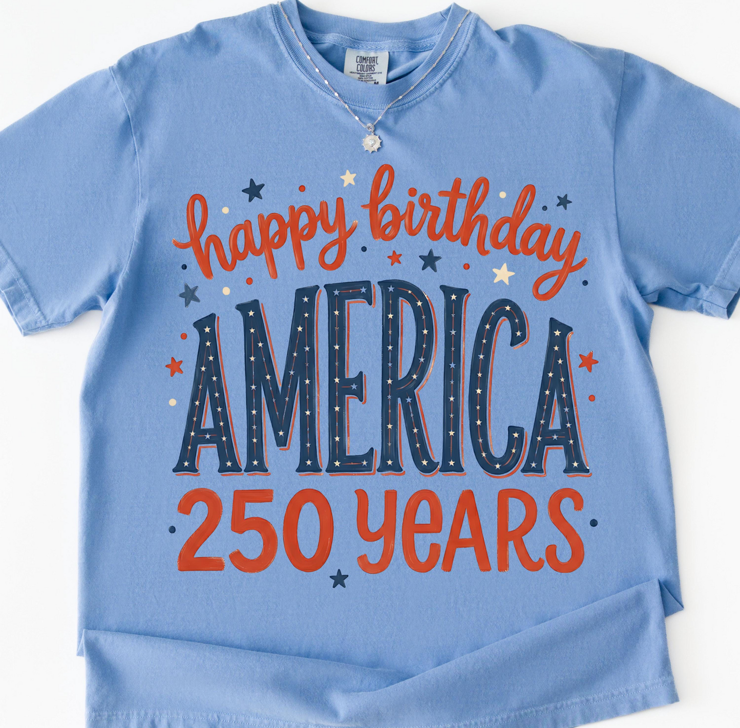 happy birthday america DTF Transfer design