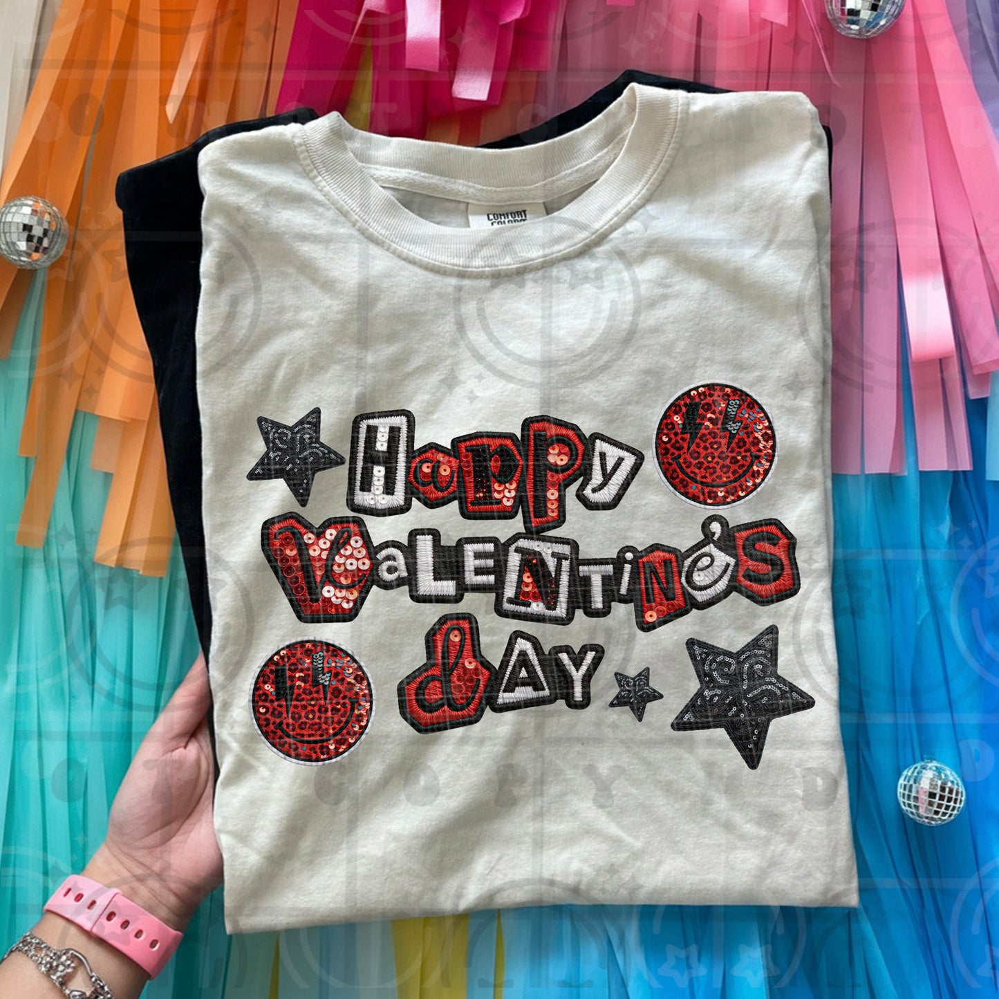 Happy Valentines Day ransom DTF Transfer Design
