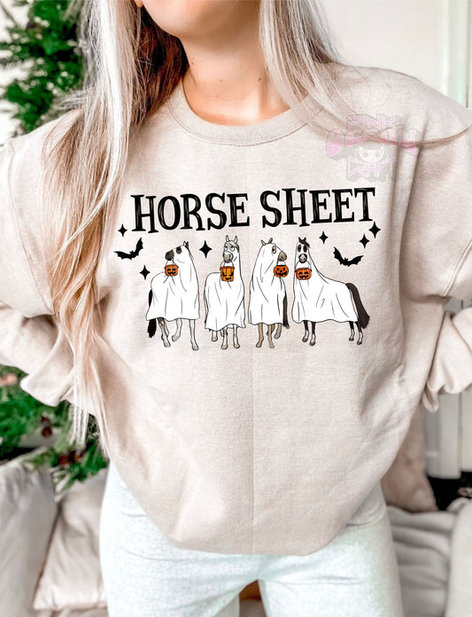 Horse Sheet DTF Transfer Design