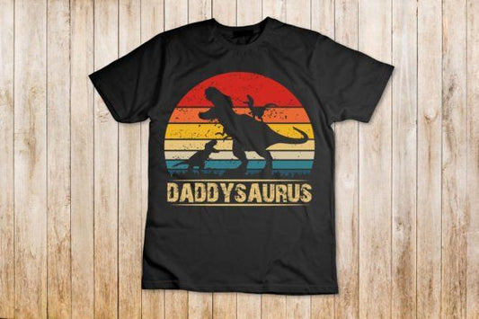 Daddysaurus DTF Transfer Design